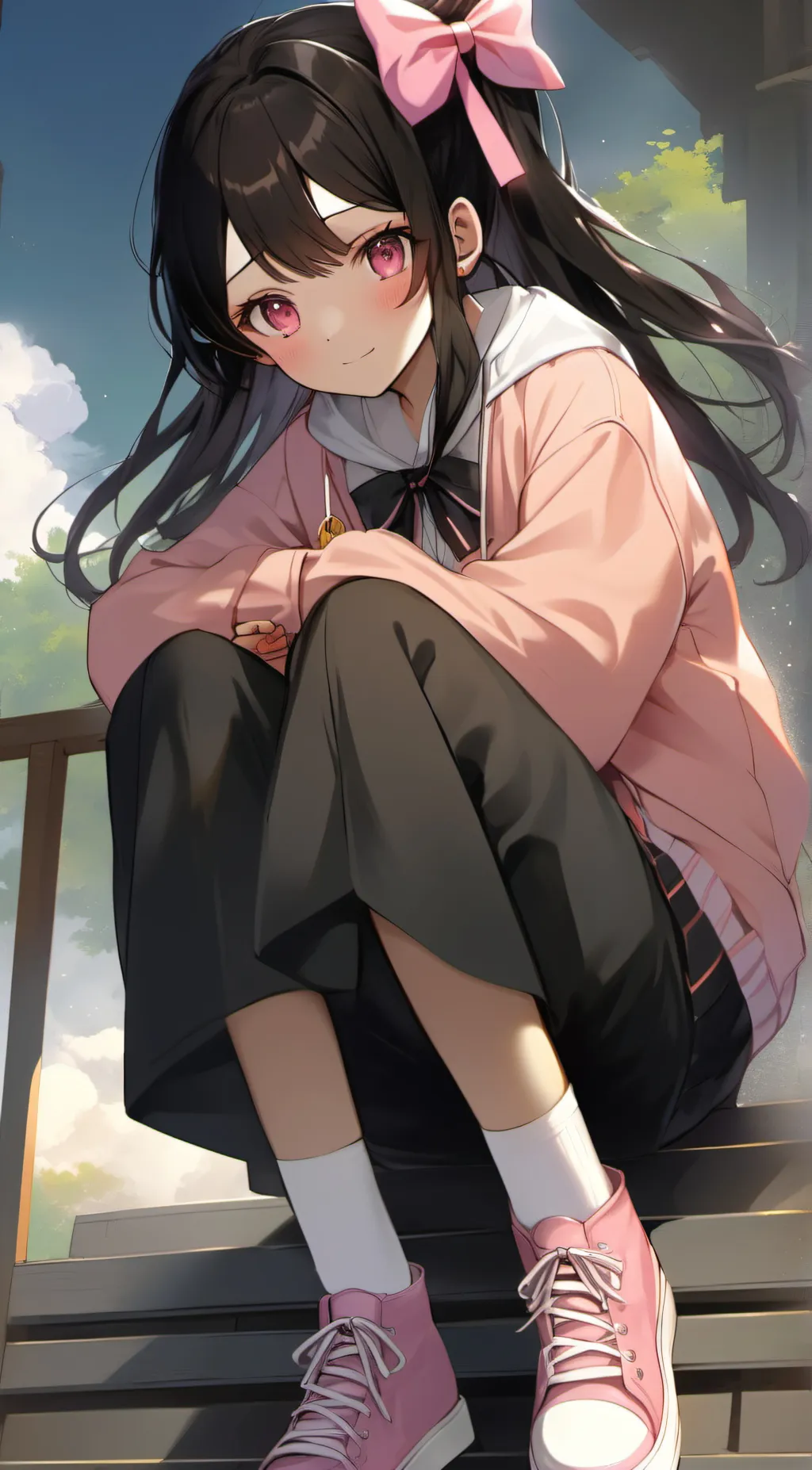 ai character: Nezuko kamado background