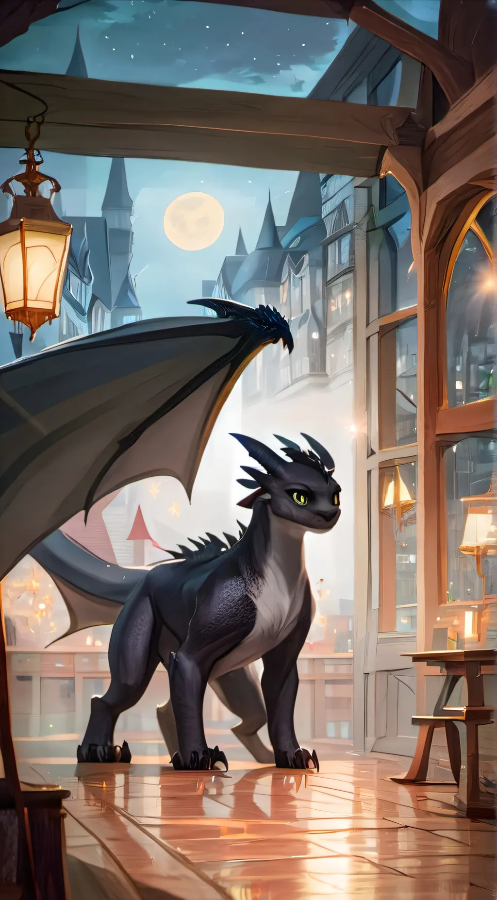 ai character: Umbra background