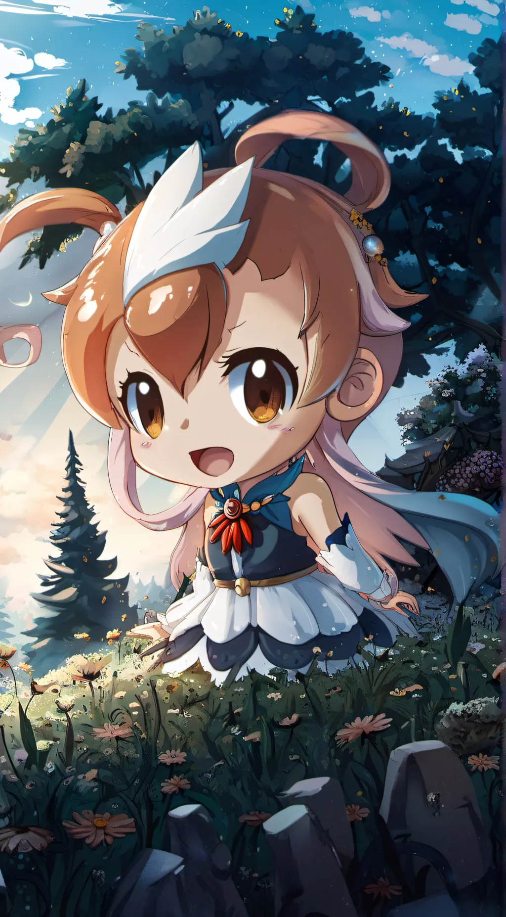 ai character: Firefox  background