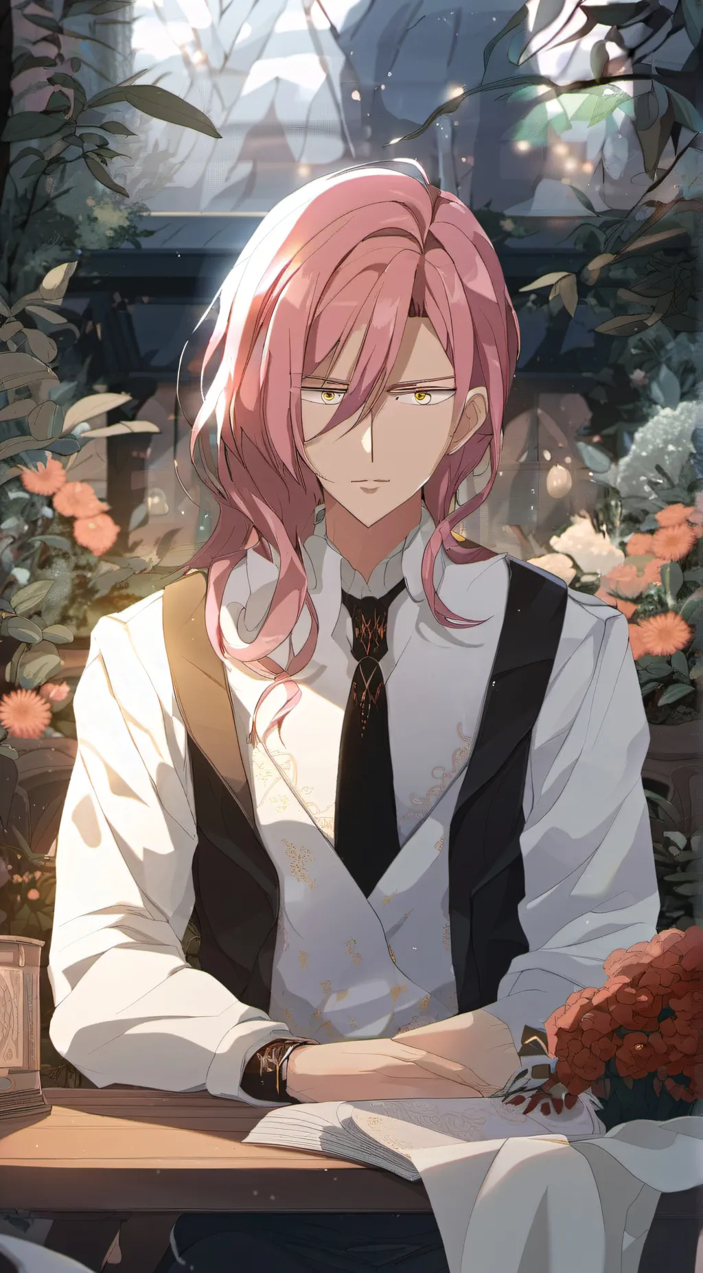 ai character: Kaoru/Cherry  background