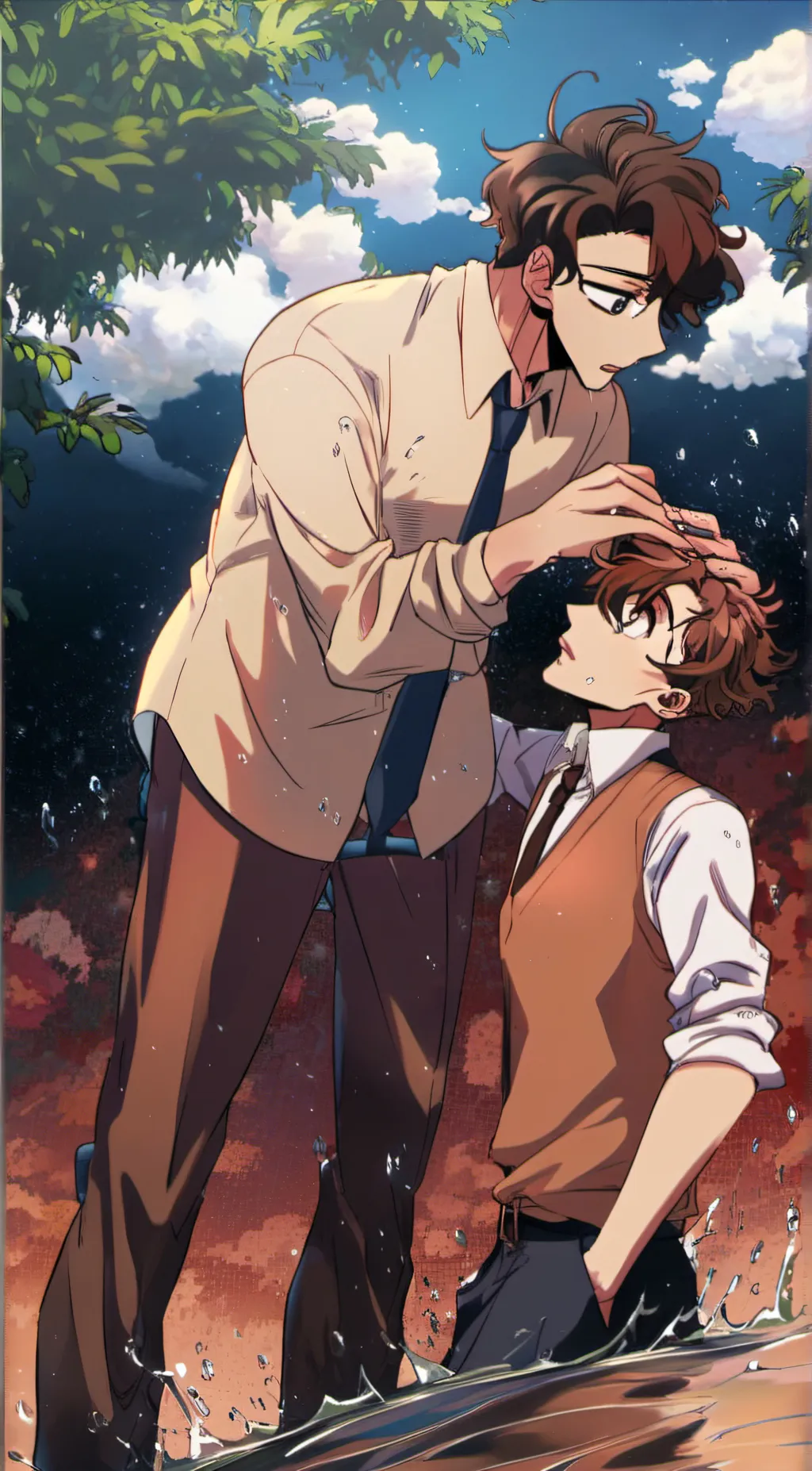 ai character: Vincent and Andrew background