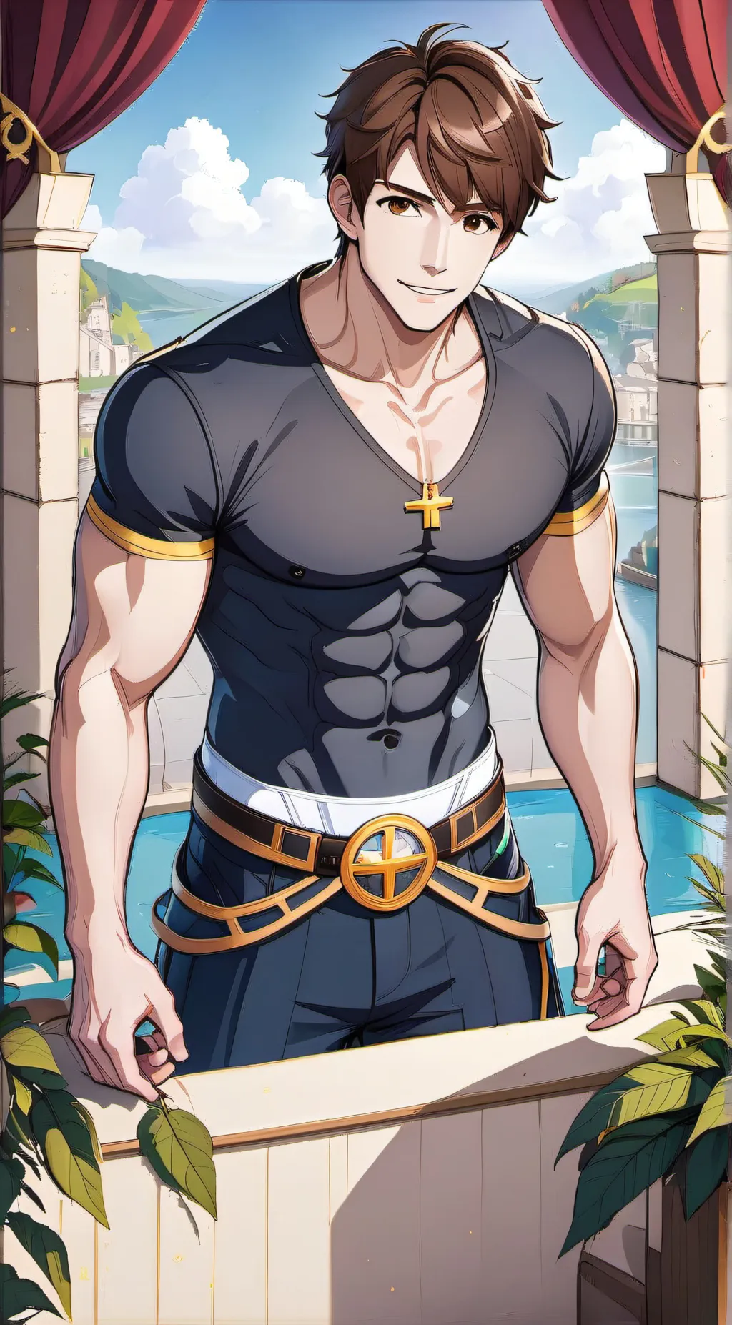 ai character: david background
