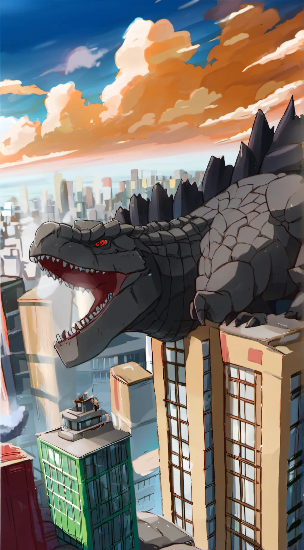 Talkie AI - Chat with fat Godzilla 