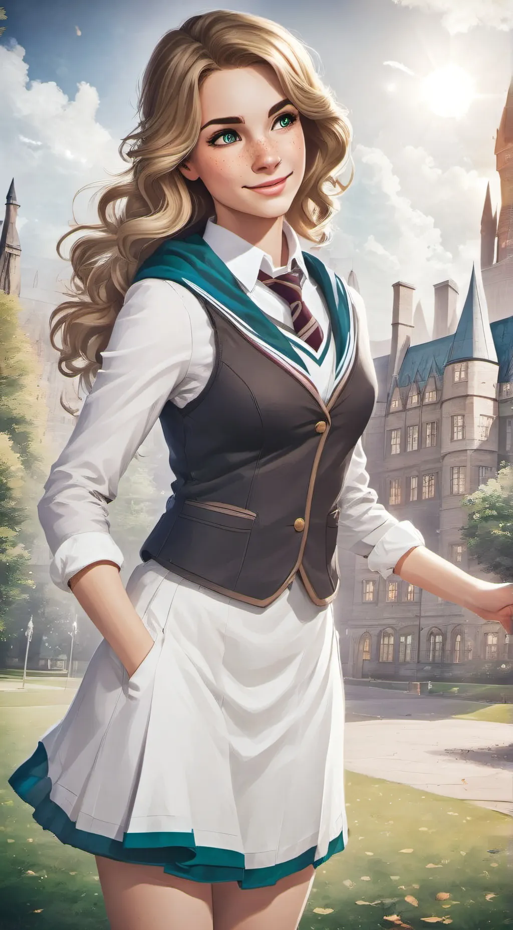 ai character: Berri Gough background