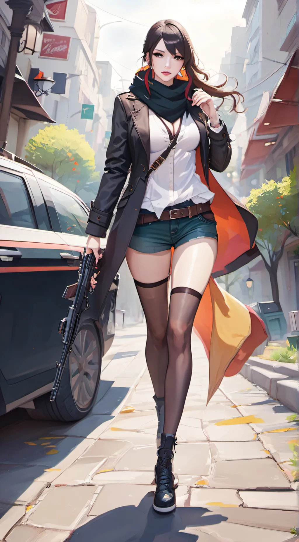 ai character: Lisa  background
