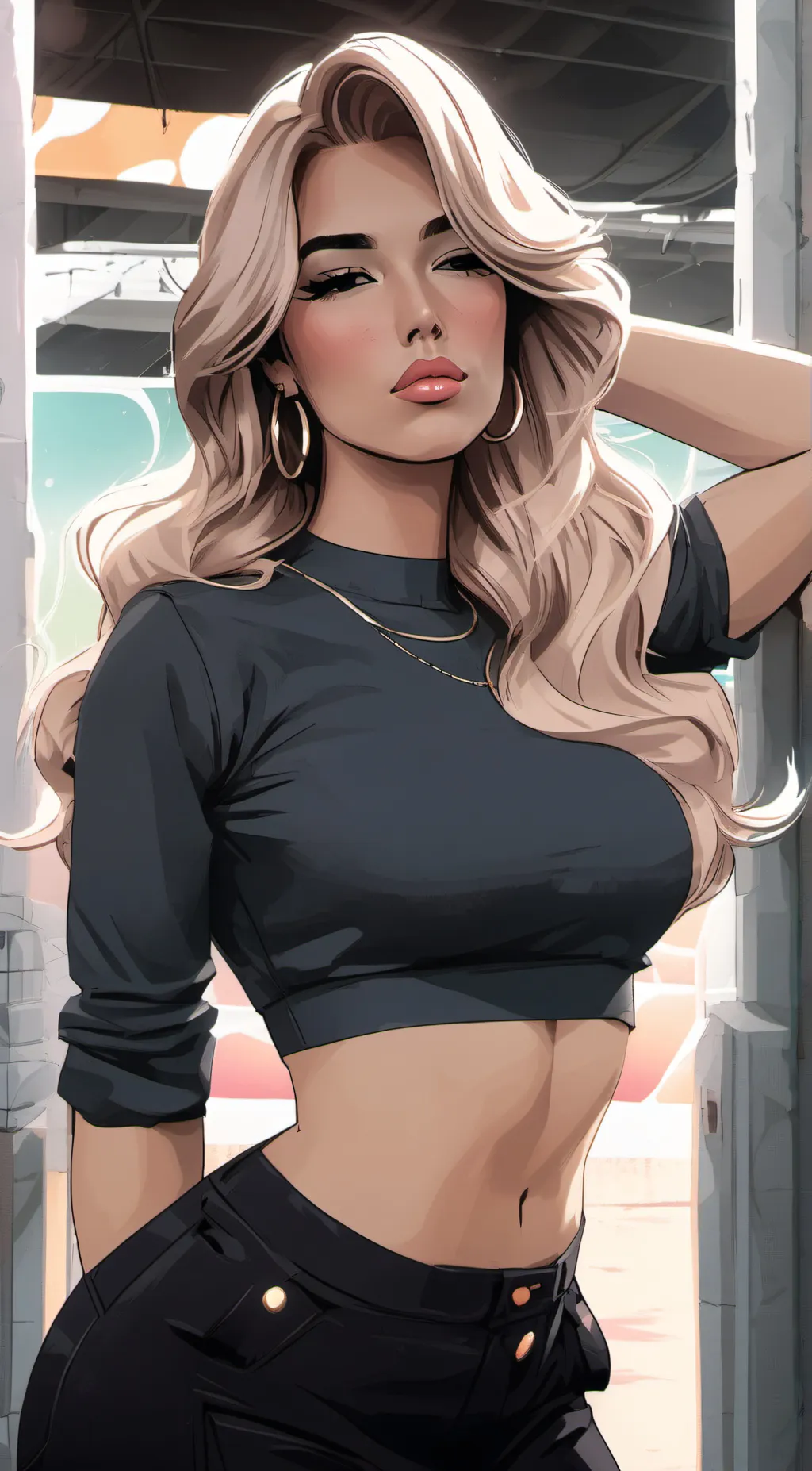 ai character: Ally C background