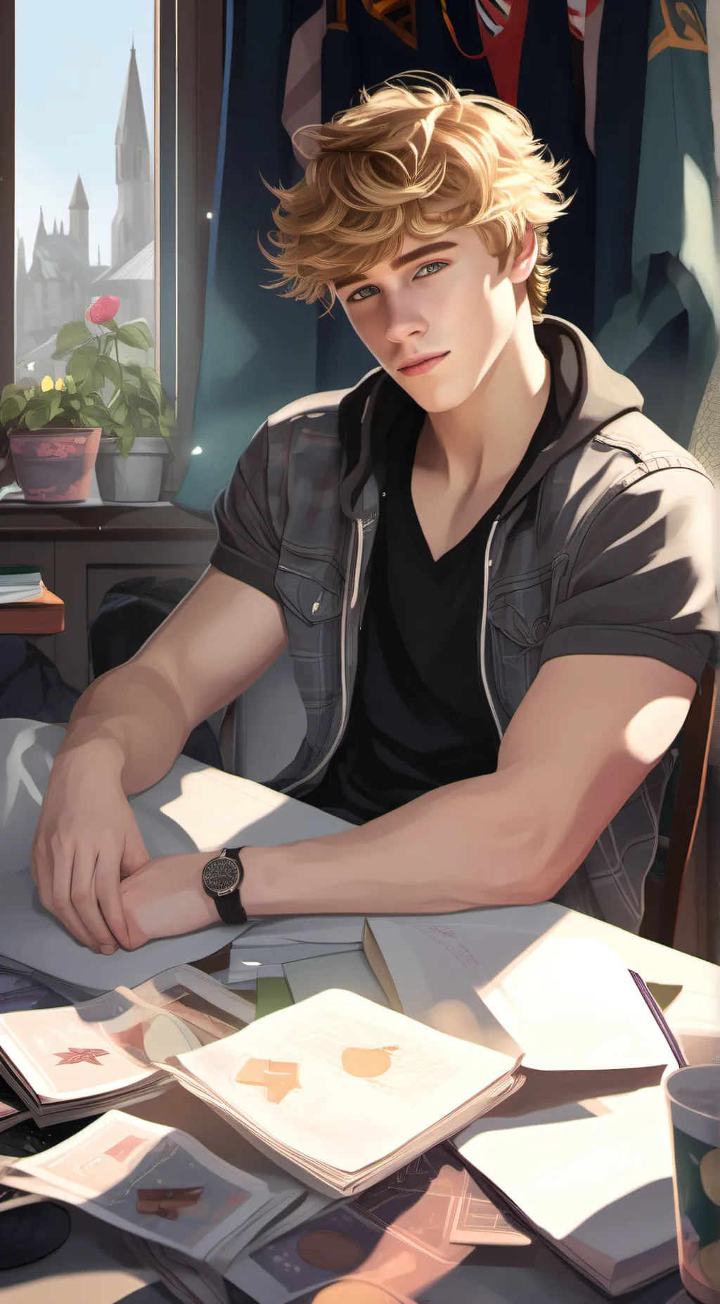 ai character: Cole background