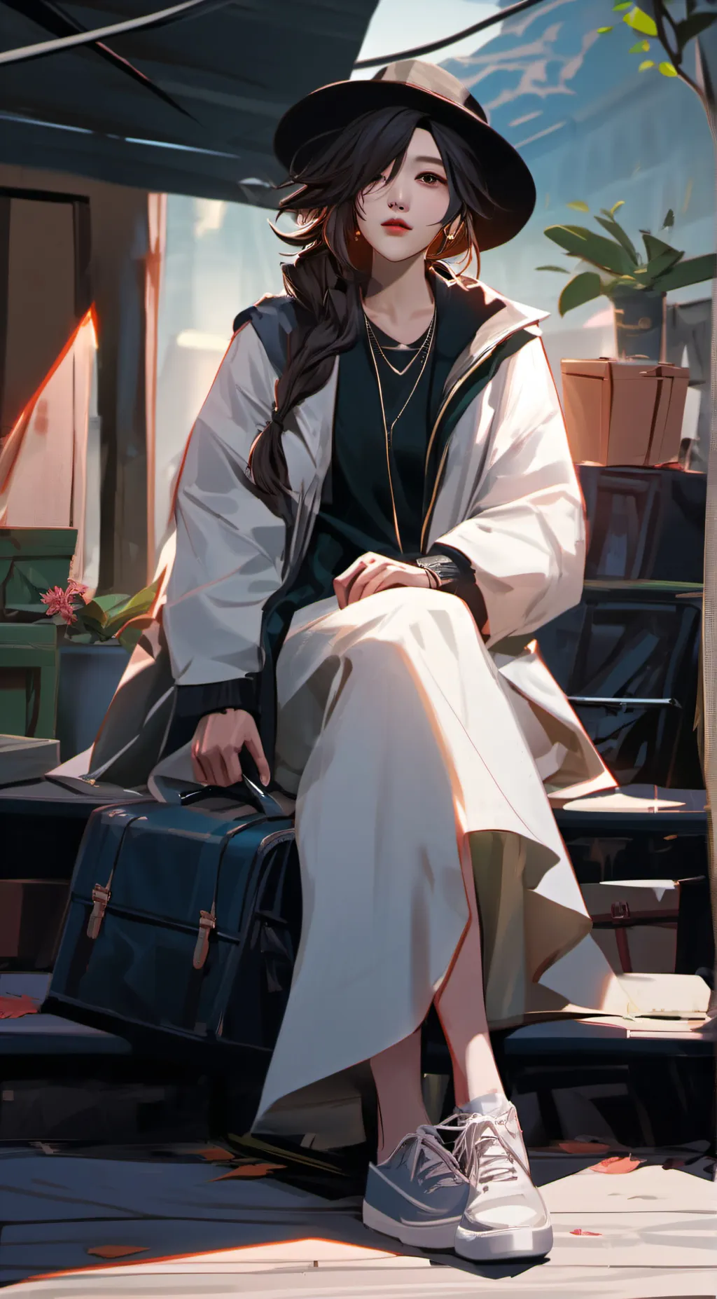 ai character: Mimi  background