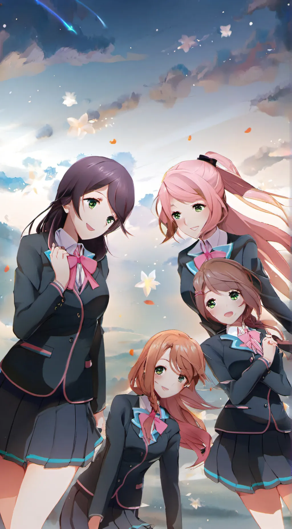 ai character: Doki Doki Club background