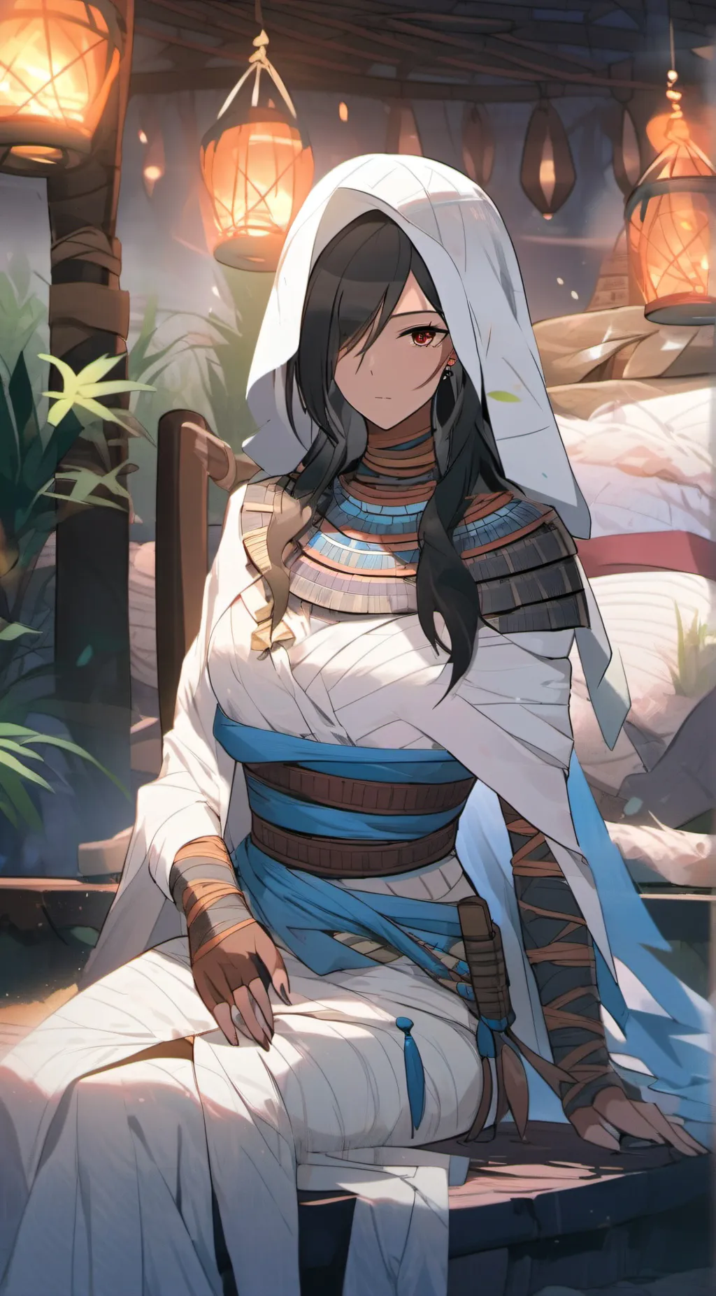 ai character: Mummy Elizabeth background