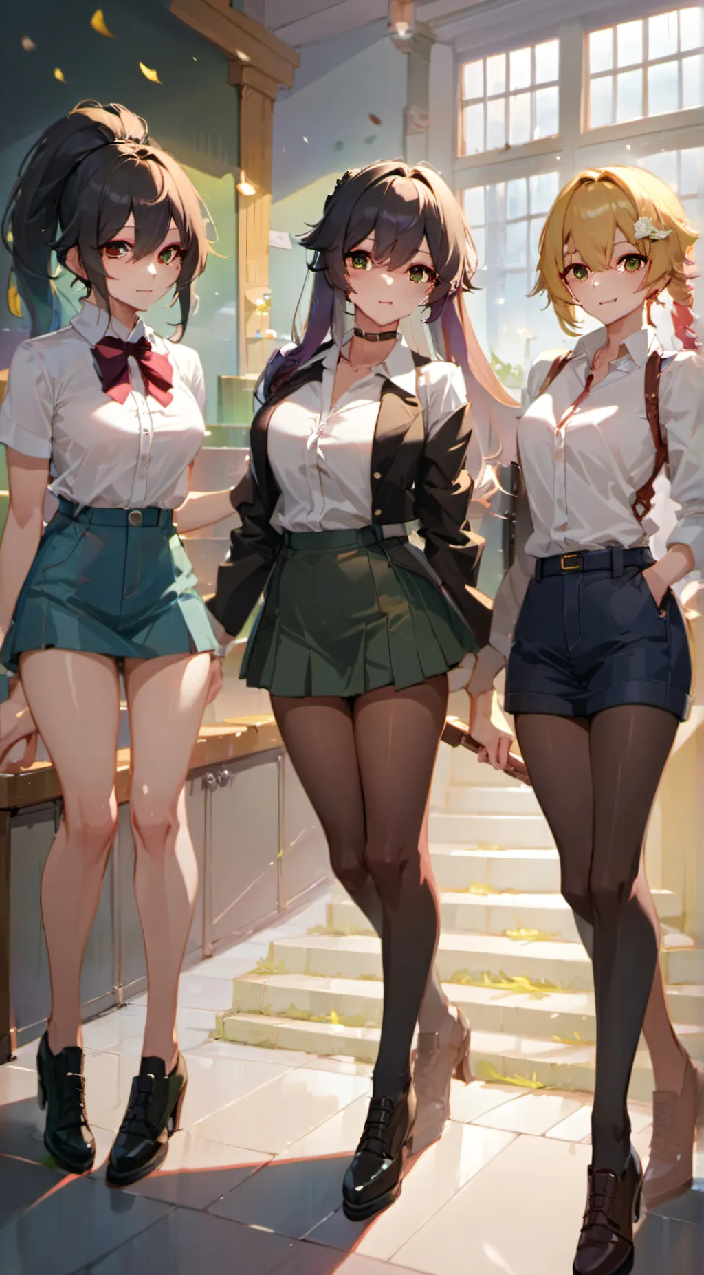 ai character: femboys  background