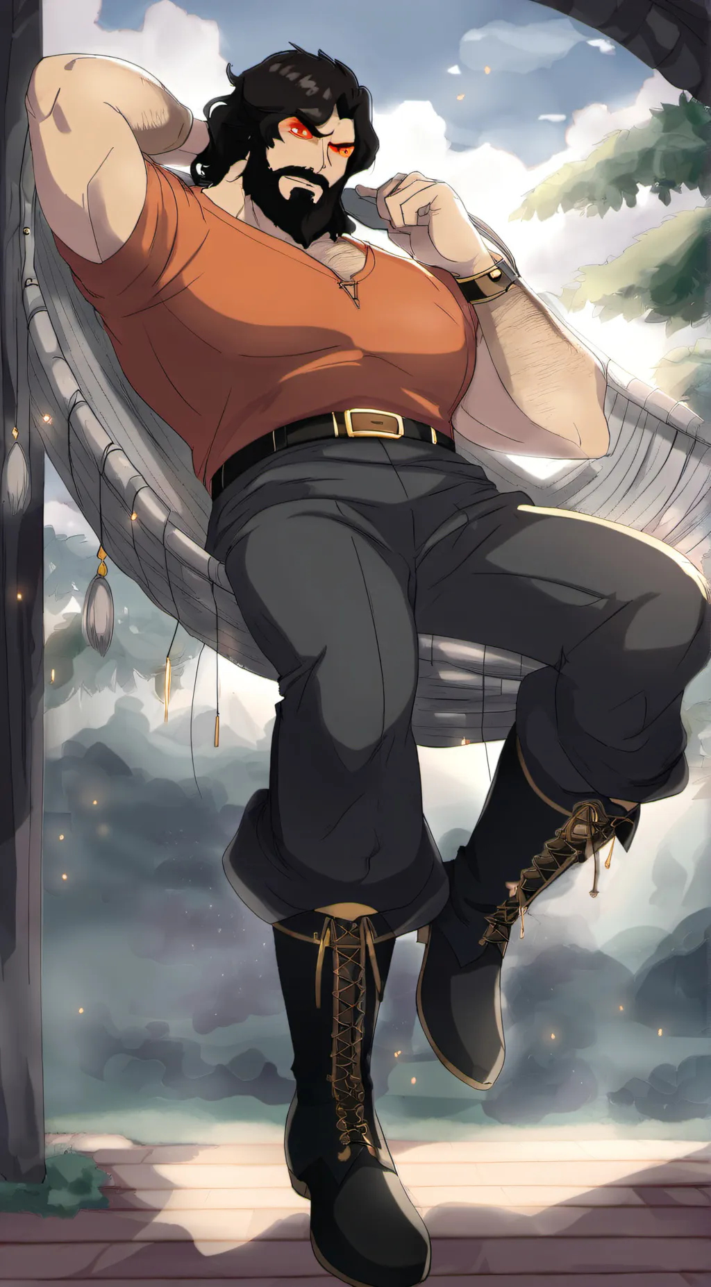 ai character: God of Existence background