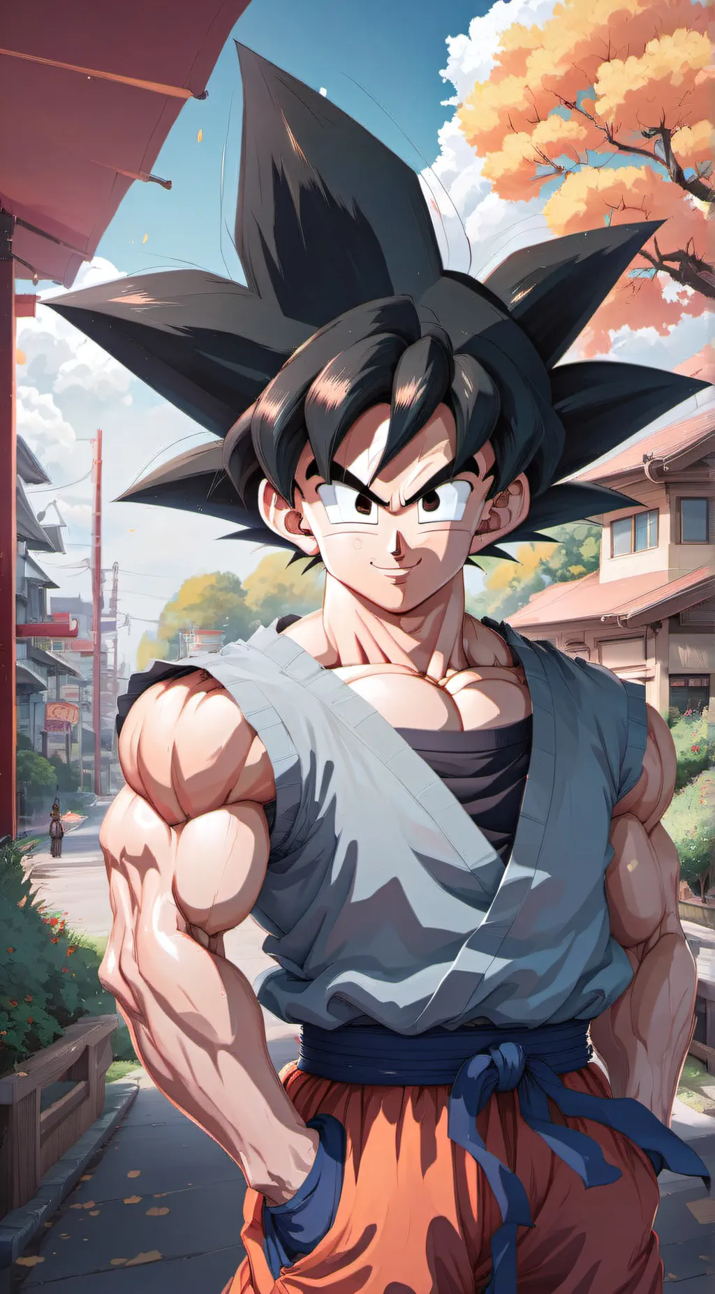 ai character: Son goku background
