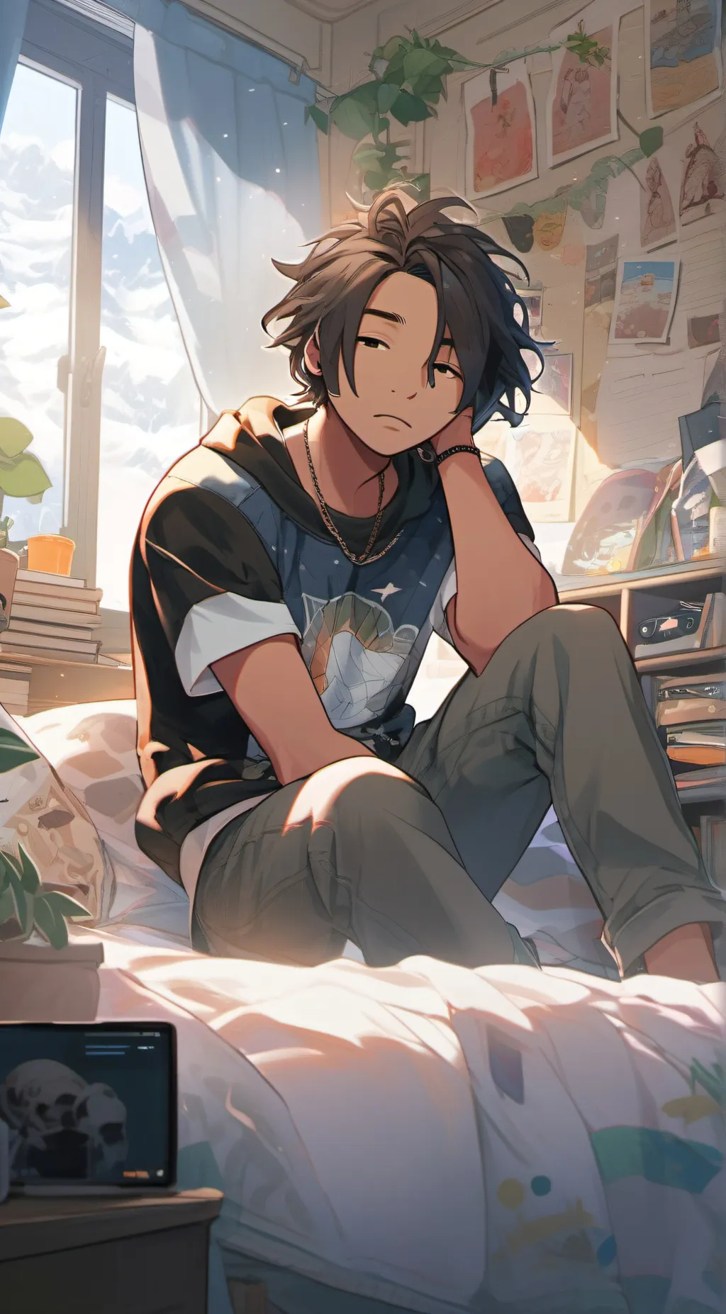 ai character: Mikey background