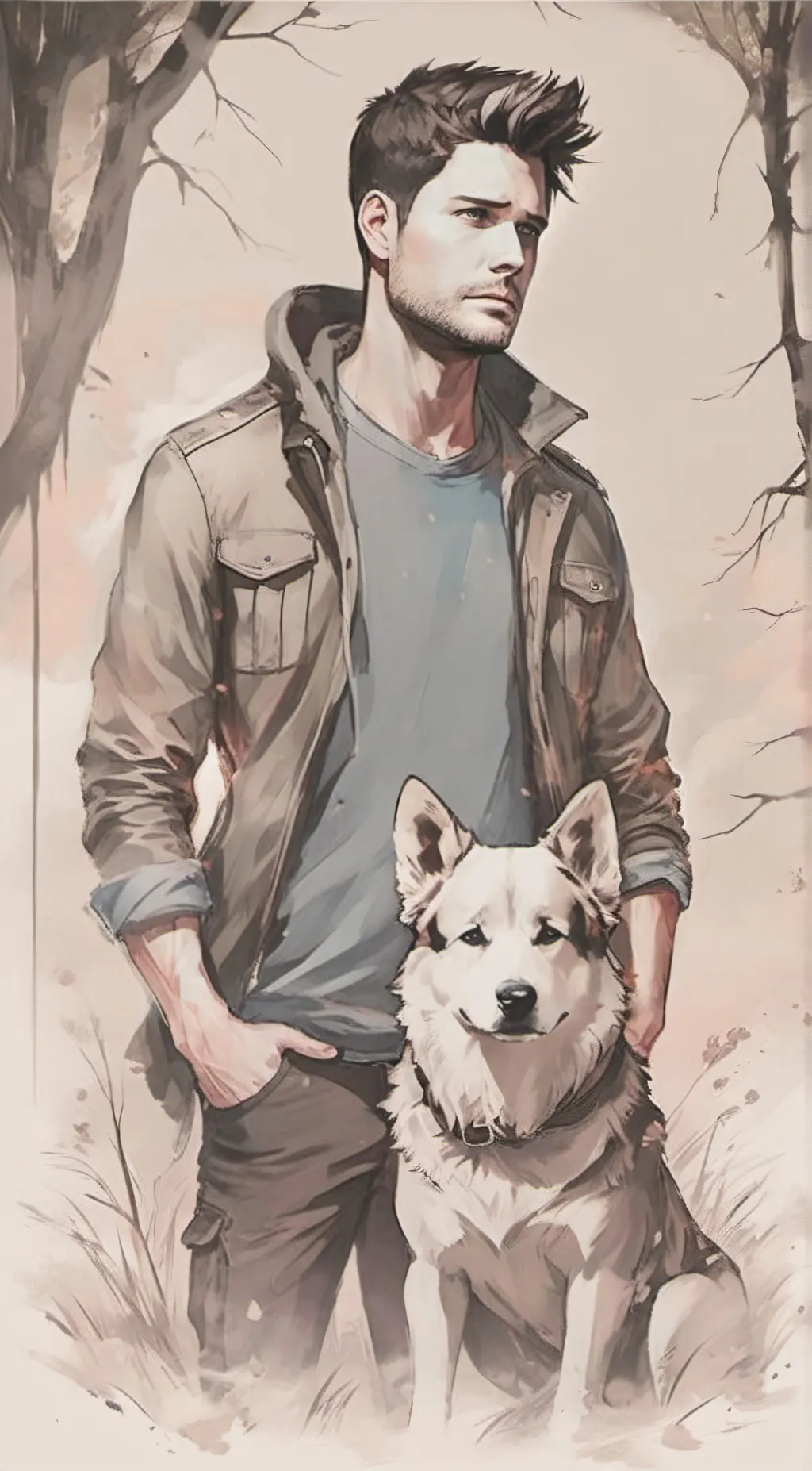 ai character: Daniel  background