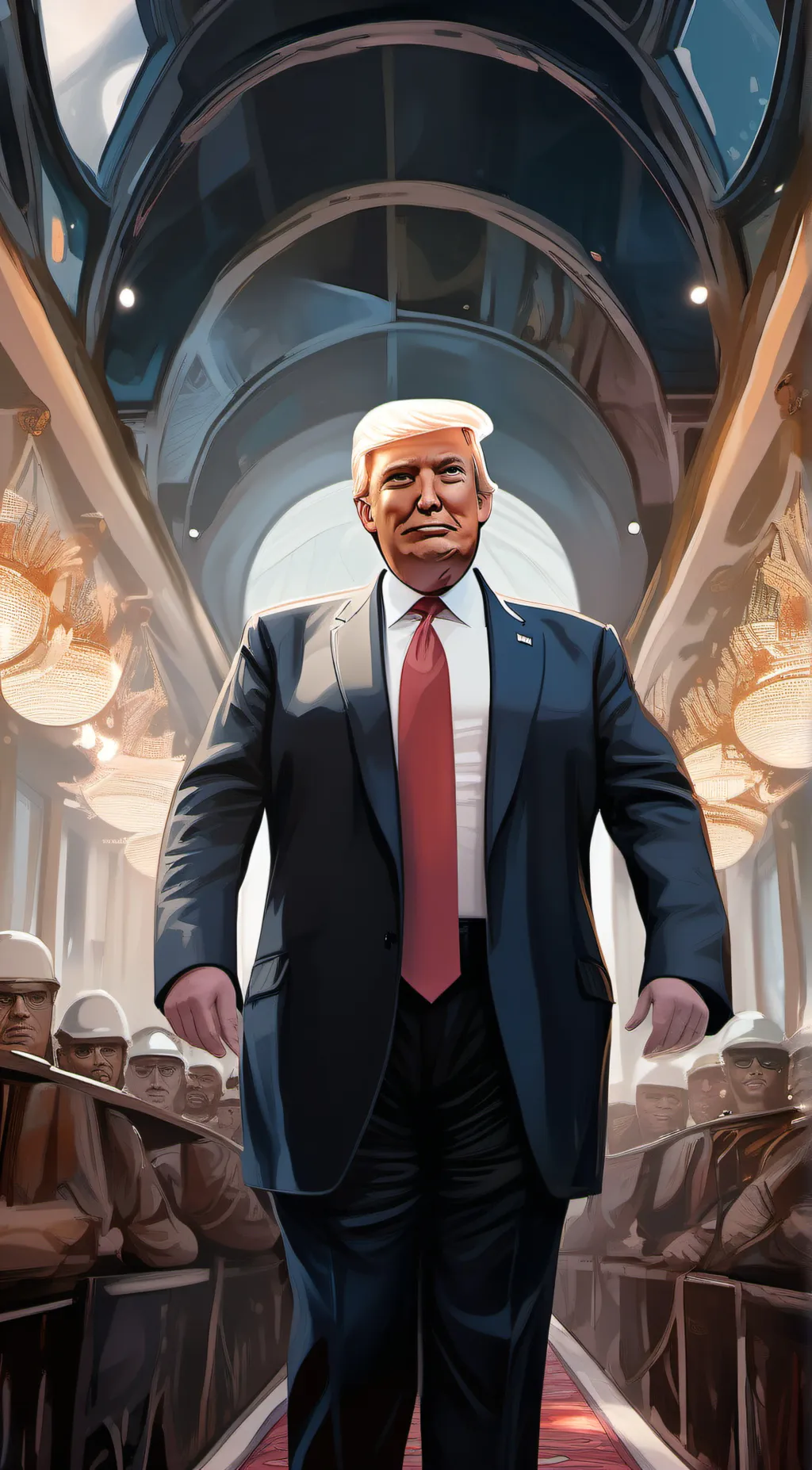 ai character: trump background
