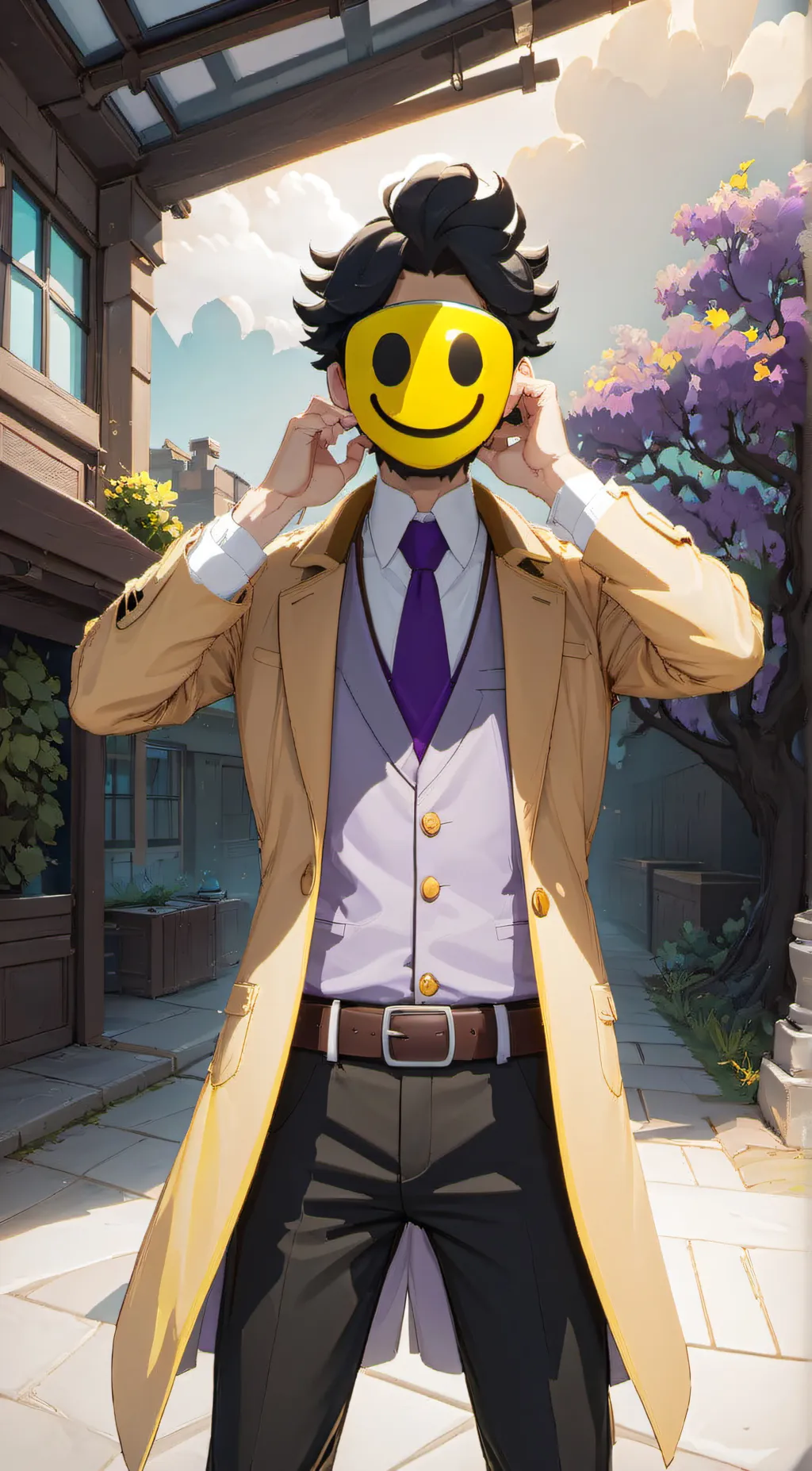 ai character: Dr. Smiley background