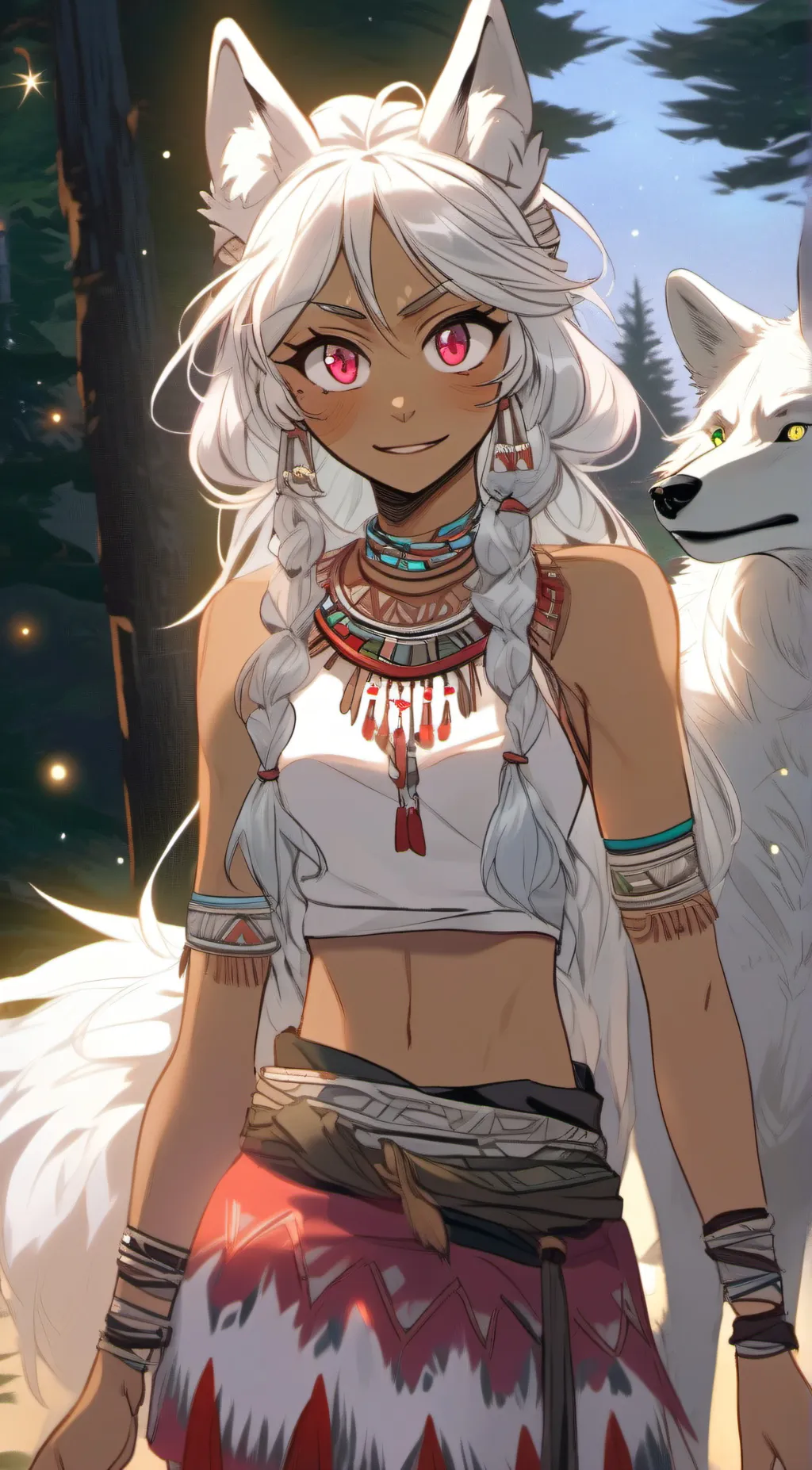 ai character: Astrid Silverfang background