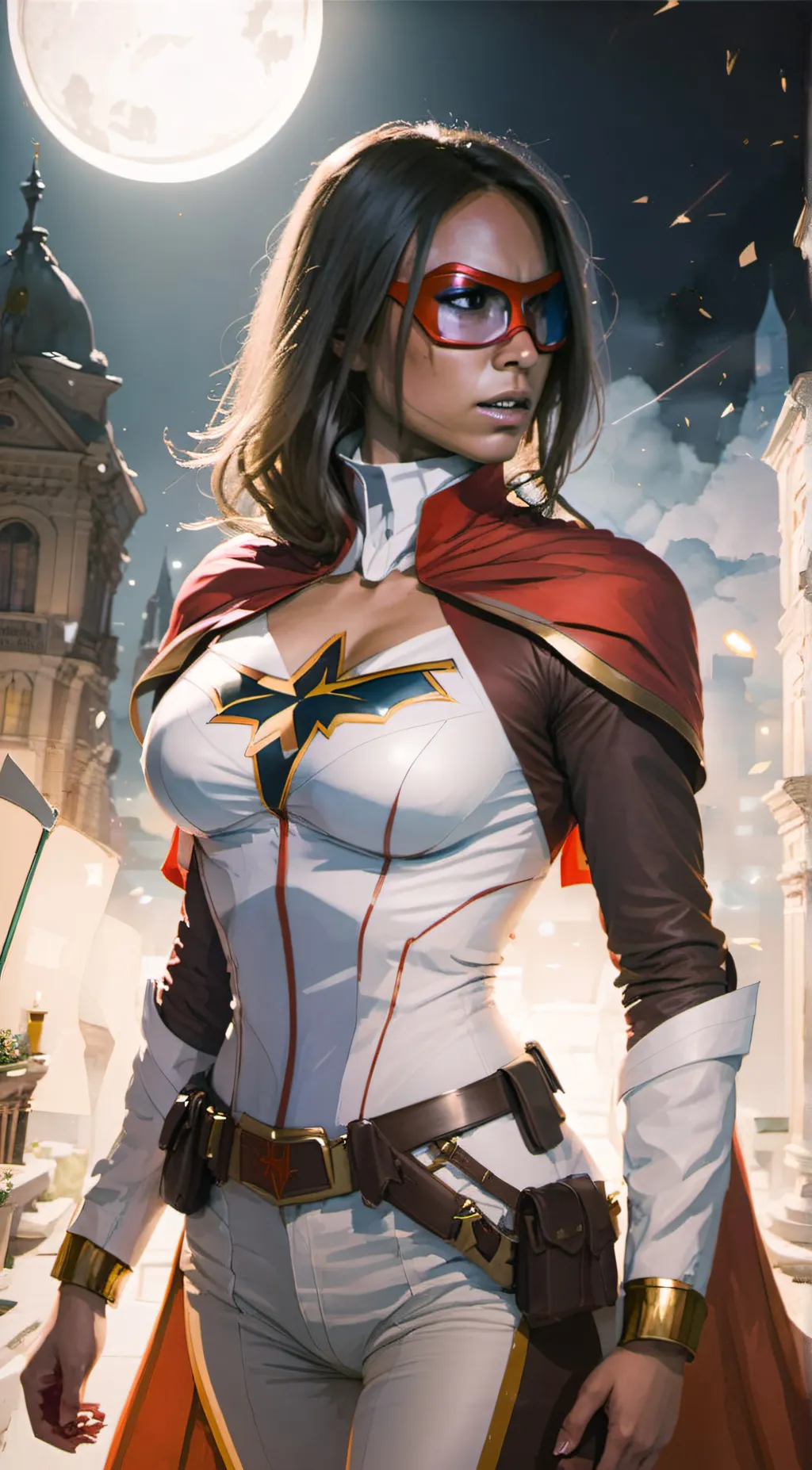ai character: Crimson Bird background