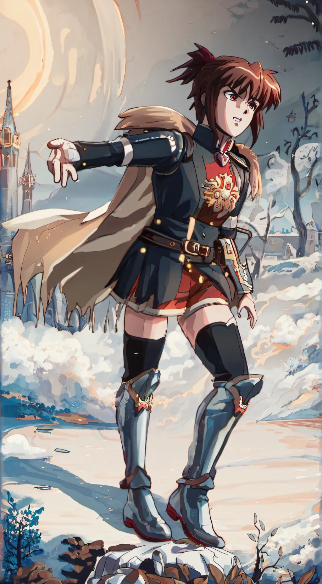 ai character: Yoko Yomotsu background