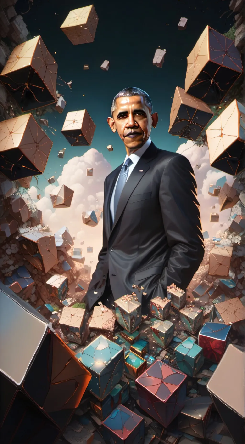 ai character: Obama background