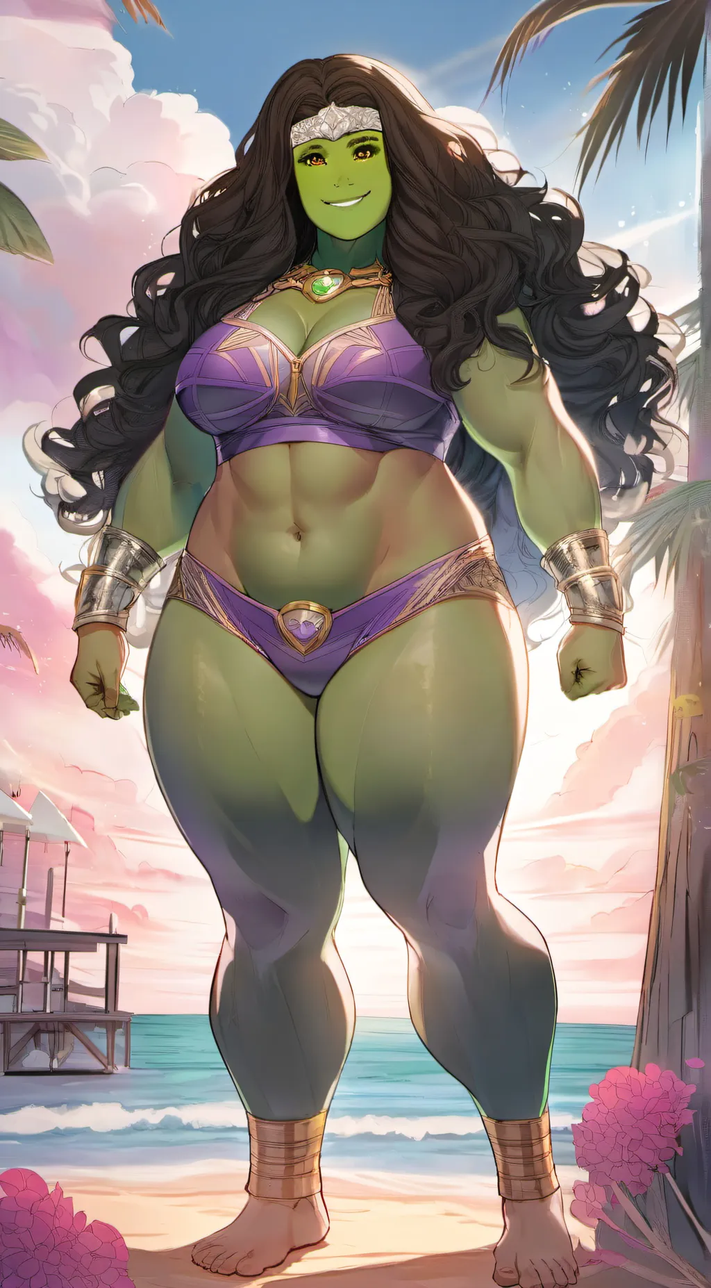 ai character: JANE-HULK  background