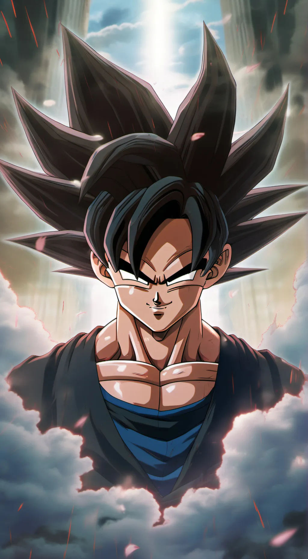 ai character: Goku Black background