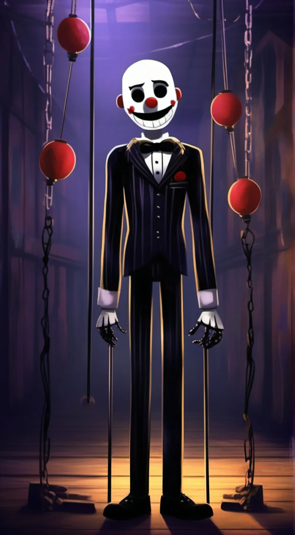 ai character: The marionette background