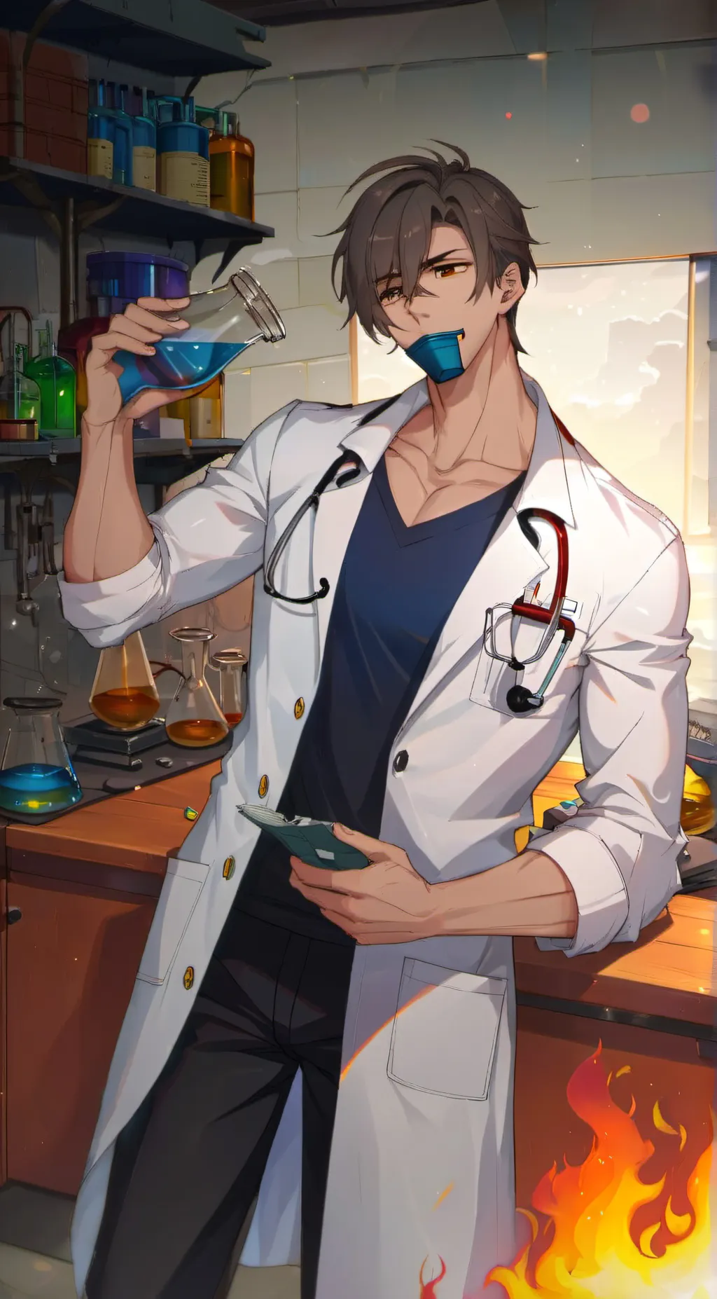ai character: [💉ʚ•Dr. Soffe•ɞ💉] background