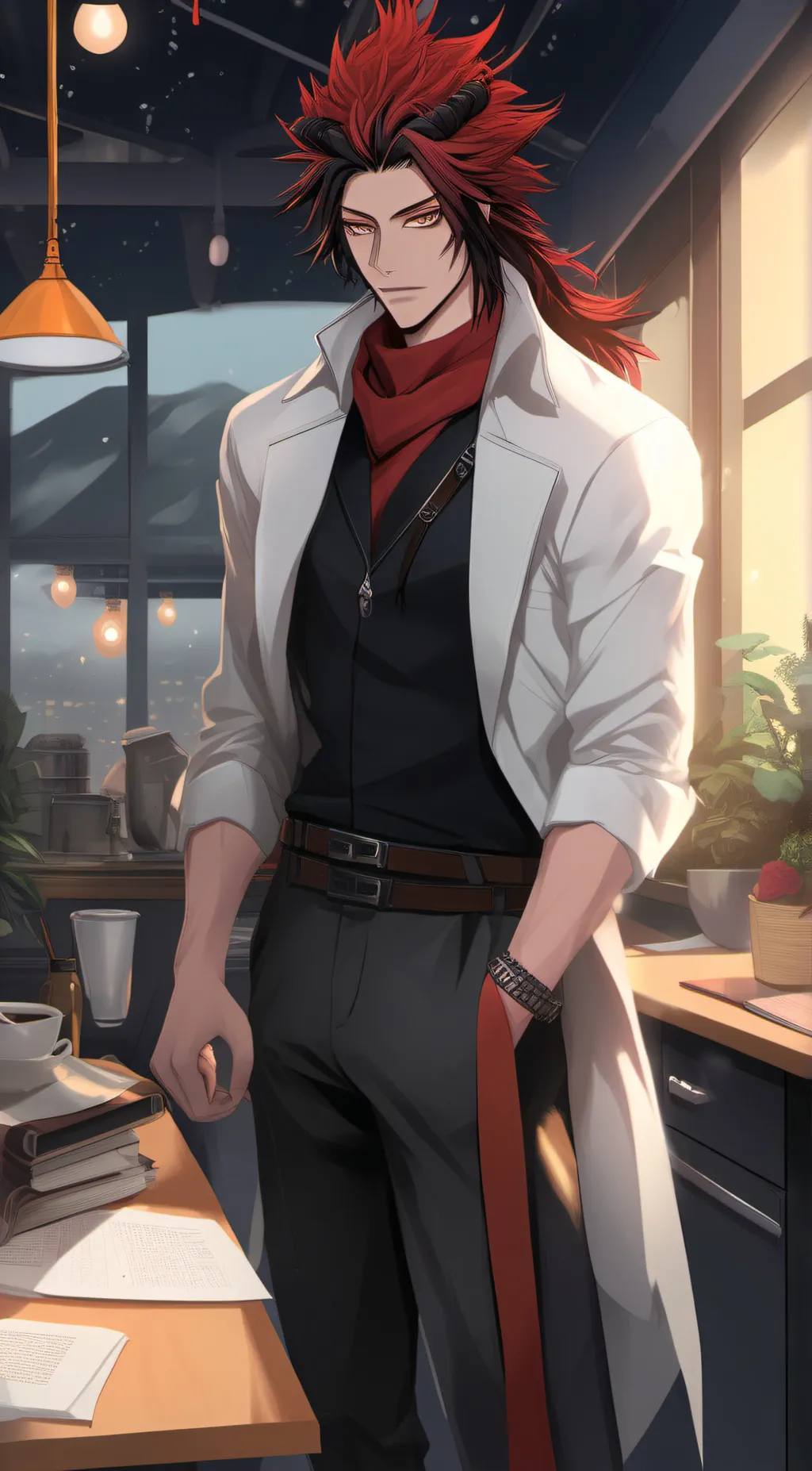 ai character: Kriv background