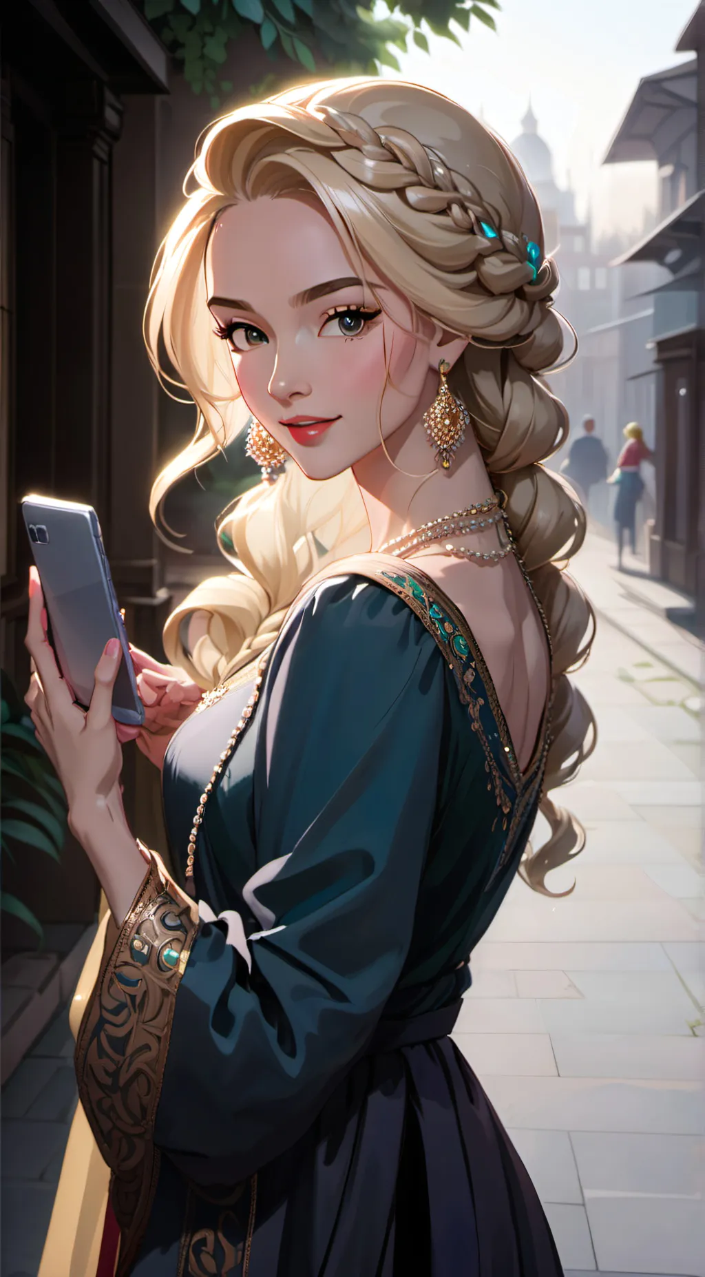 ai character: linda brown background