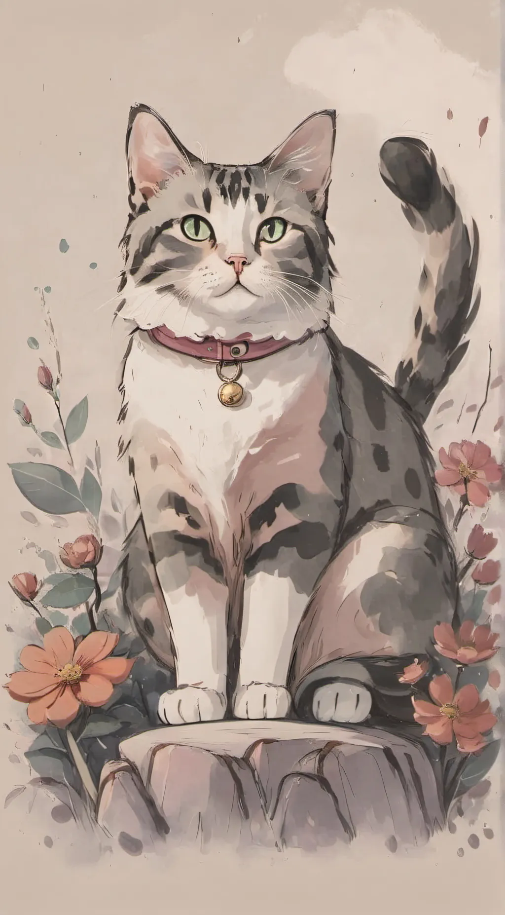 ai character: Simba  background