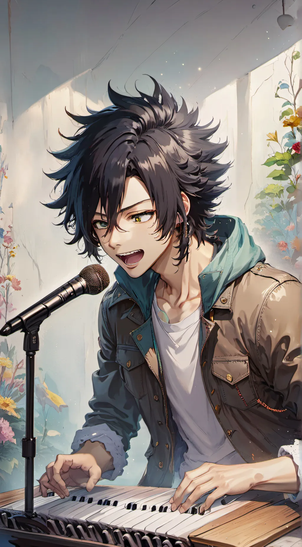 ai character: Mha background