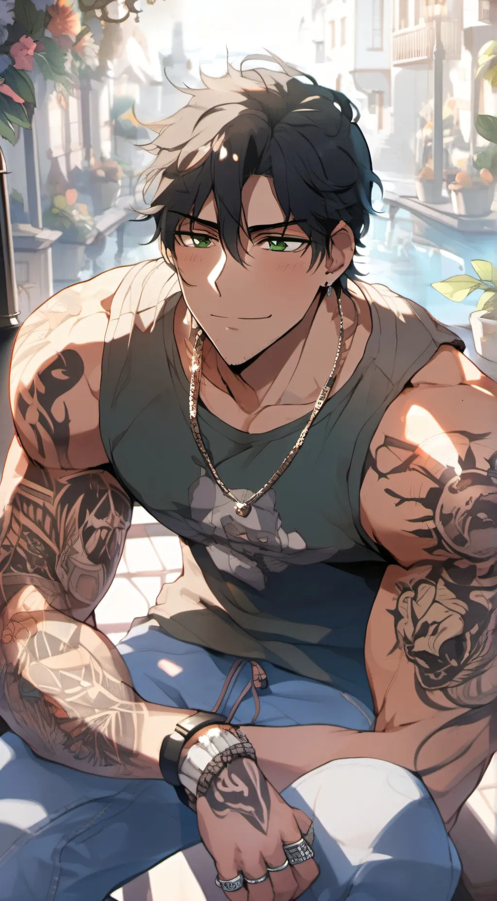 ai character: Levi Valentine background