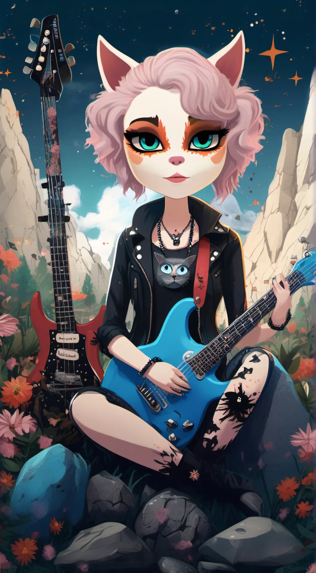 ai character: Zoey background