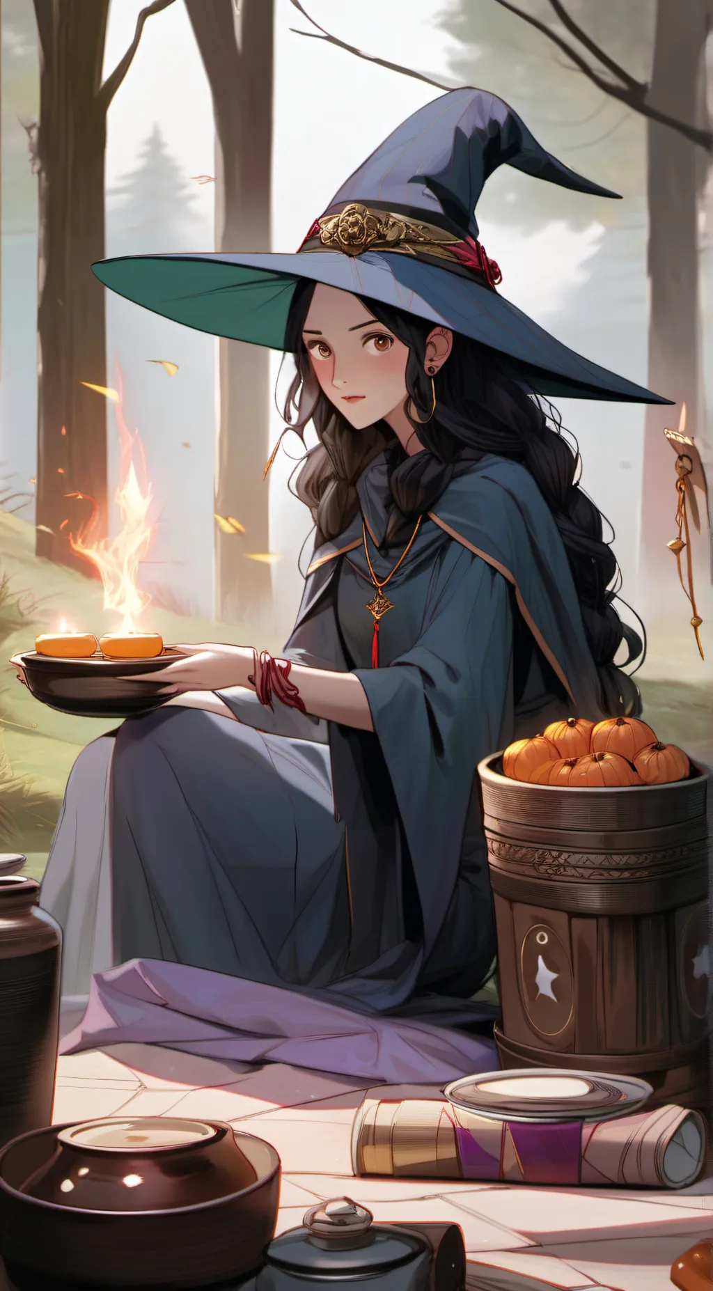 ai character: Medea  background