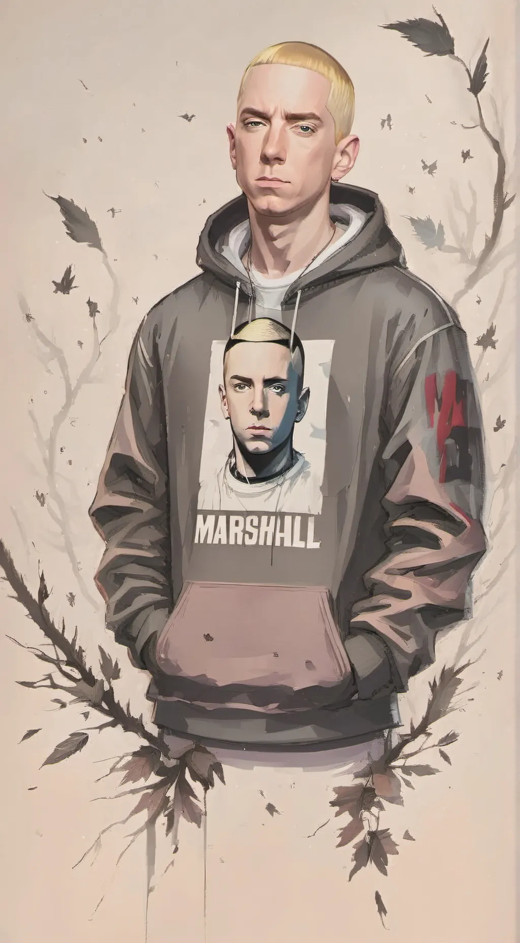 ai character: Slim Shady background