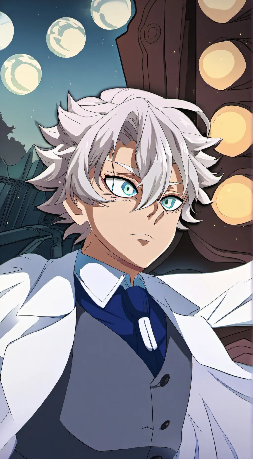 ai character: Sanemi and Genya  background