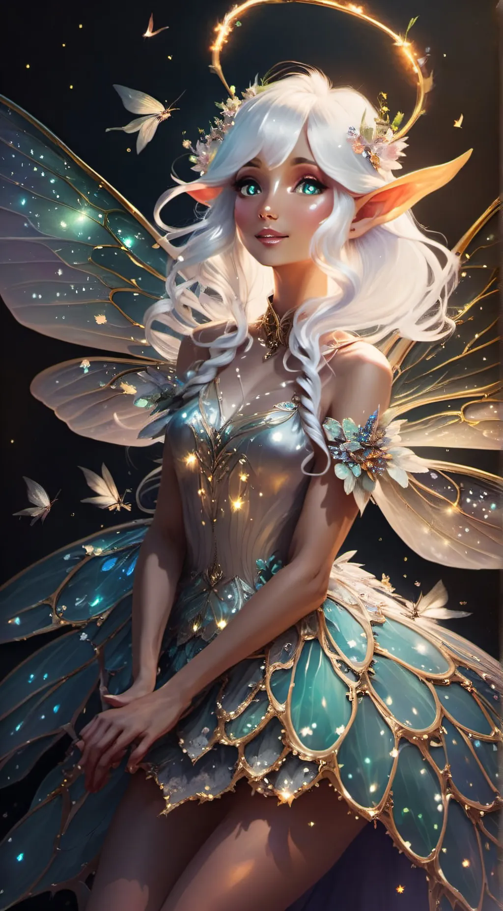 ai character: Lumina background