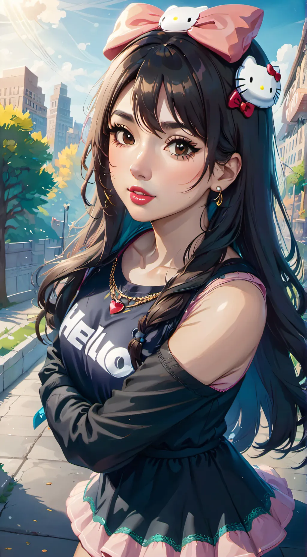 ai character: Angela background
