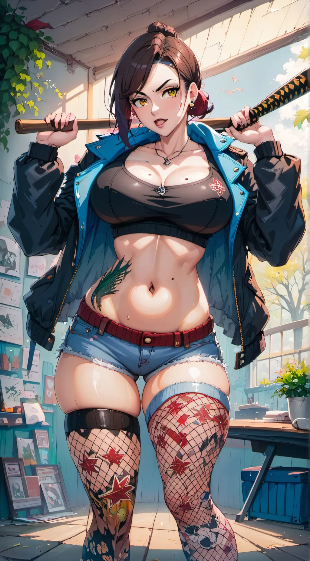 ai character: V.V background