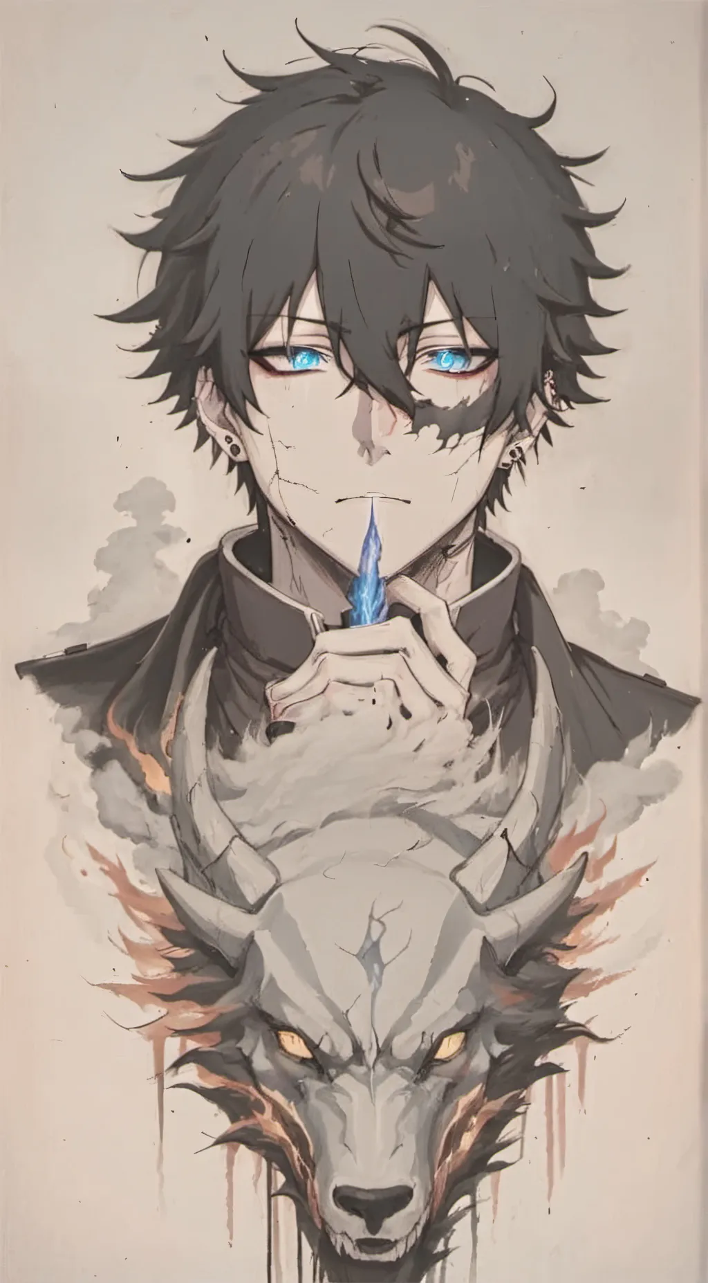 ai character: Dabi (Touya) background