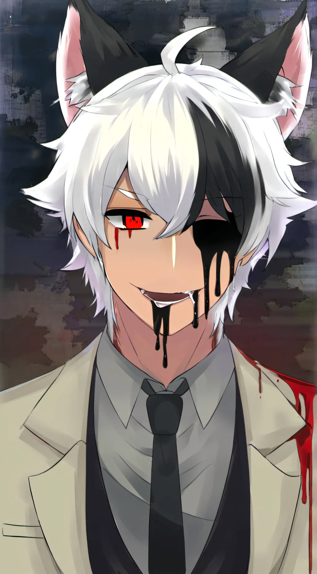 ai character: Nero Cartoon background
