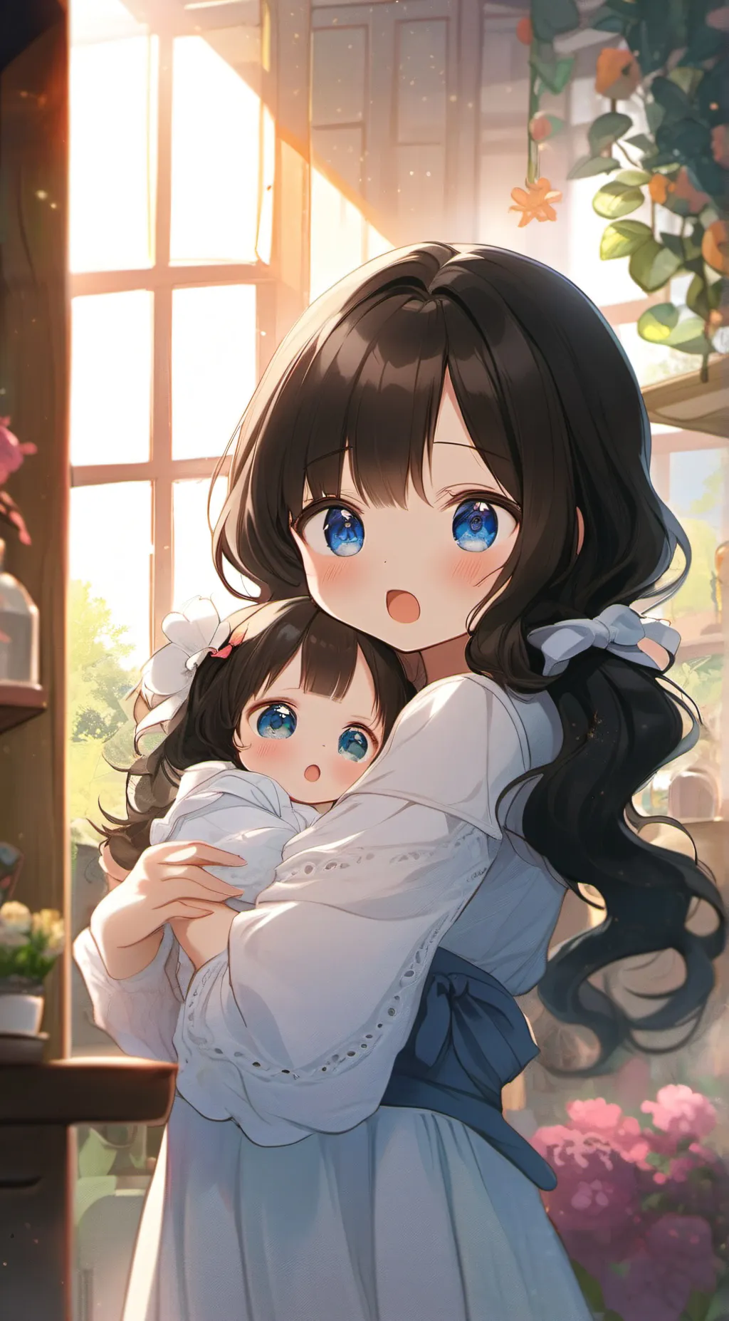 ai character: Mommy  background