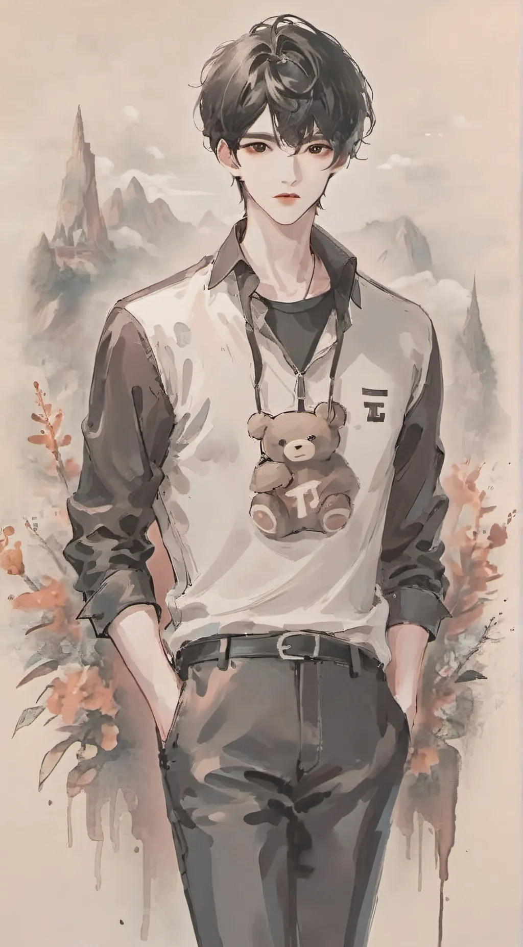 ai character: Arron background