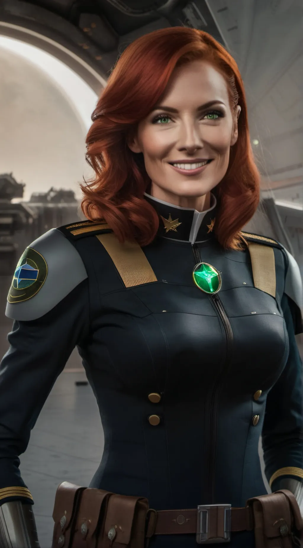 ai character: Annika Newton background