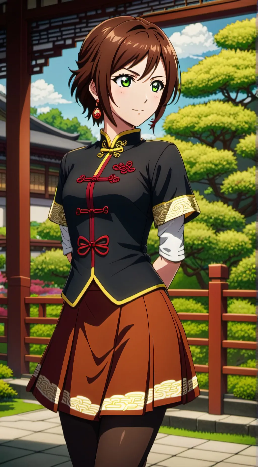 ai character: Sun Shang Xiang background