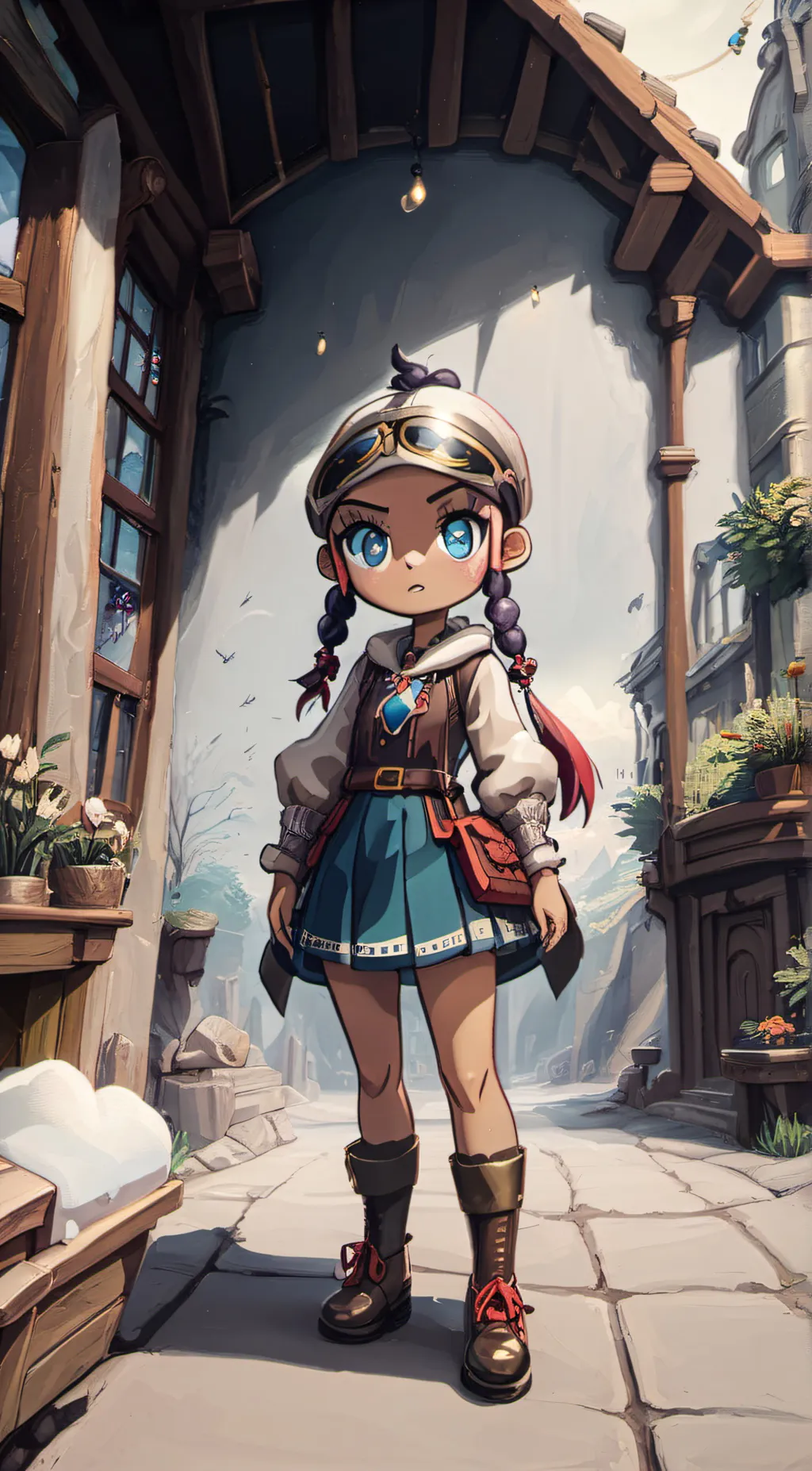 ai character: Lilly background