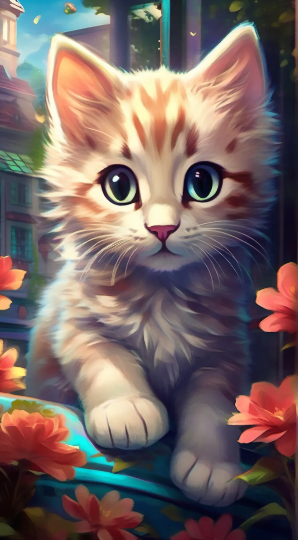 ai character: Tina background