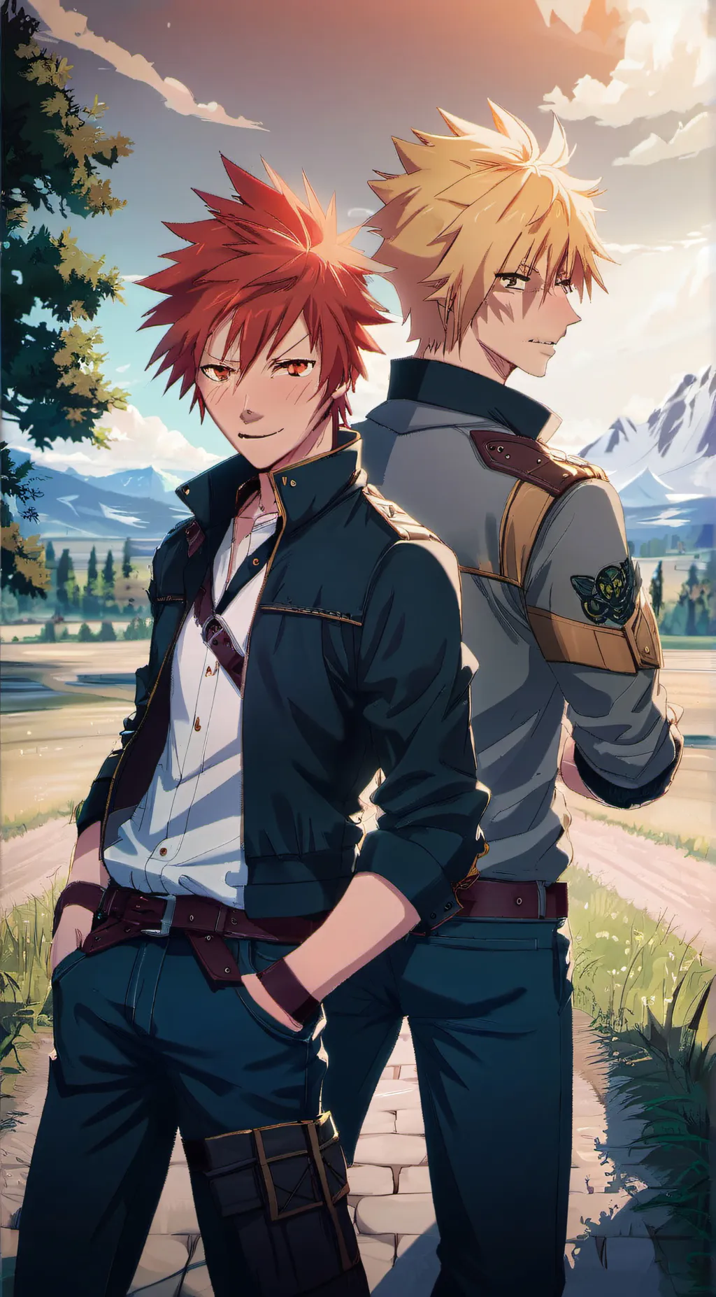 ai character: Kiribaku x y/n background